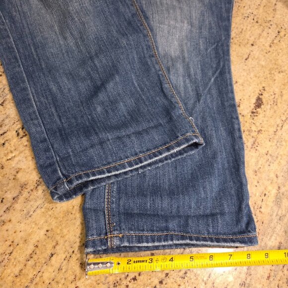 Lot of 2 New York & Co Boyfriend Low Rise Straight Leg Women sz 14 Jeans & Capri - Picture 16 of 16